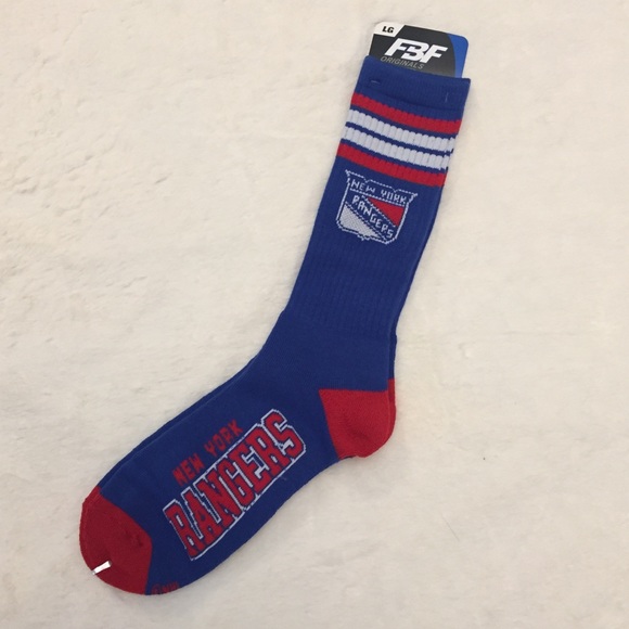 NHL Other - NHL New York Rangers Socks Size Large NWT Hockey